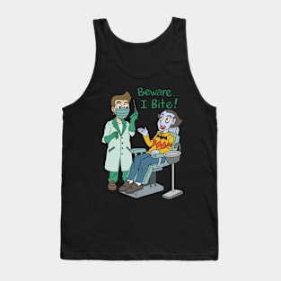 Beware I Bite - Halloween Gift Tank Top